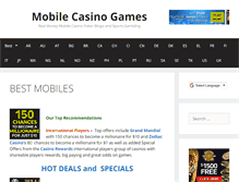 Tablet Screenshot of mobilecasinoaction.com
